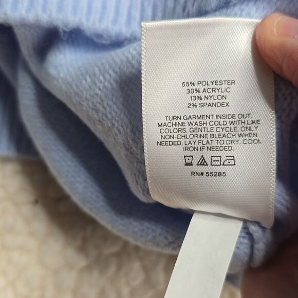 1081 NWT Crew Neck Short Sleeve Chest Pocket Sweater Sz Small - Picture 5 of 5